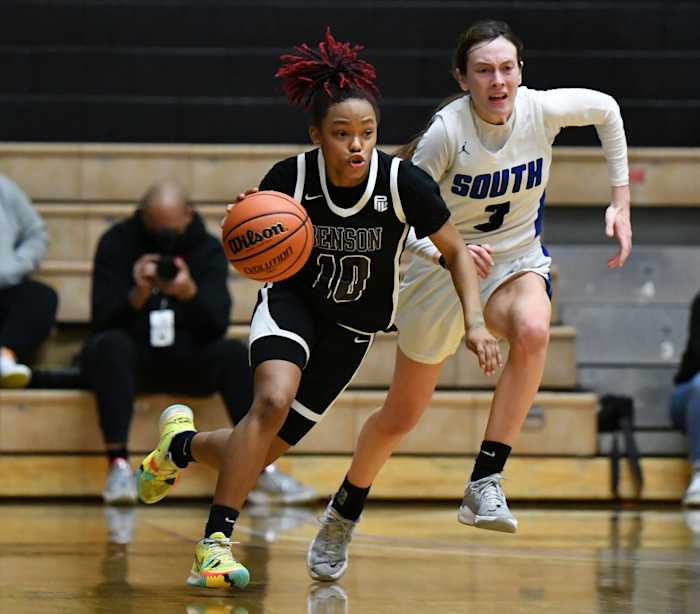 Benson South Medford girls basketball Taylor Balkom 53